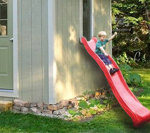 Slide from the window